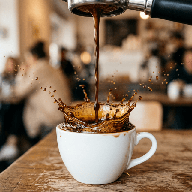 Coffee being poured
